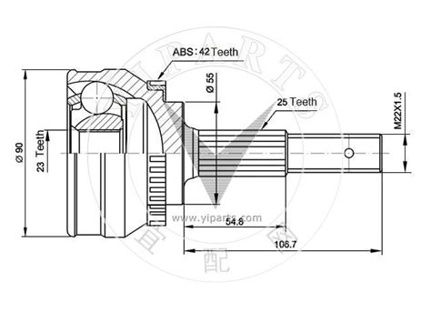 Supply CV Joint Kit 39100 60Y15 For NISSAN Yiparts