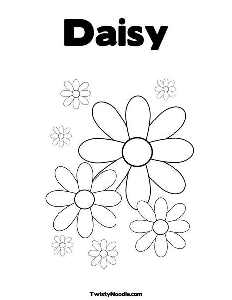 Free Printable Daisy Coloring Pages Daisy Coloring Pages 15