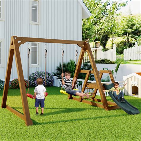 Balançoire double pour enfants balançoire robuste pour enfants avec