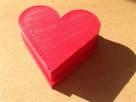 Heart Shaped Box 2 3d Printed Stl File Only Etsy