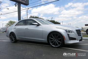 Cadillac CTS with 20in Vossen VFS10 Wheels exclusively from Butler Tires and Wheels in Atlanta ...