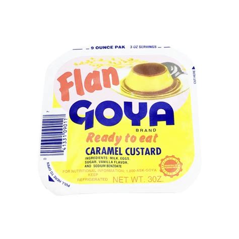 Goya Flan Ingredients