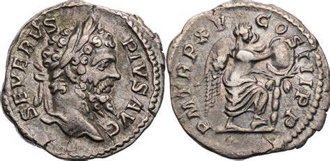 R Mische Kaiserzeit Denar N Chr Septimius Severus Kopf