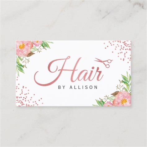 Hair Stylist Business Card Templates | BizCardStudio