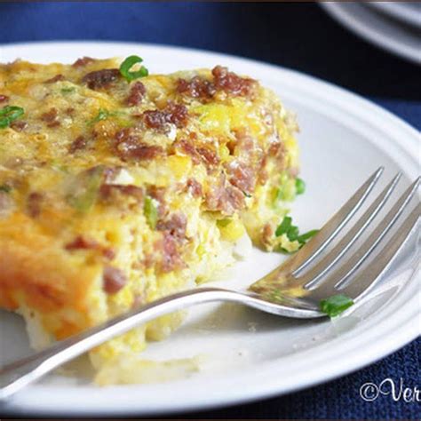 Hash Brown Crusted Quiche With Sausage Recipe Yummly Recipe Quiche Recipes Breakfast