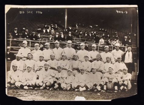 Boston Red Sox Team Photograph With Babe Ruth By George Grantham Bain PSA DNA Type