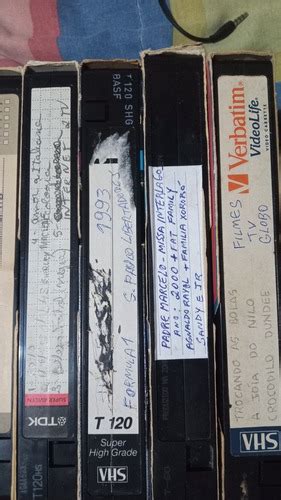 Lote De Fitas Vhs Grava Es De Tv E Filmes Mercadolivre