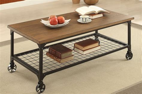 Coffee Table-Rustic Oak | Rajtaishree