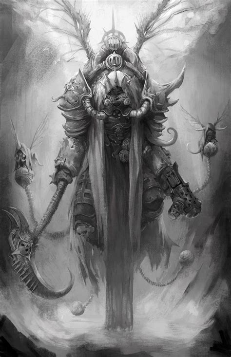 Mortarion By Chris Campbell Warhammer 40k Artwork Warhammer 40k