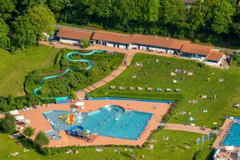 Luftaufnahme Hagen Badeg Ste Auf Den Liegewiesen Am Schwimmbecken Des