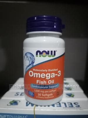 Now Molecularly Distilled Omega 3 Fish Oil 1000mg X 30 In Surulere