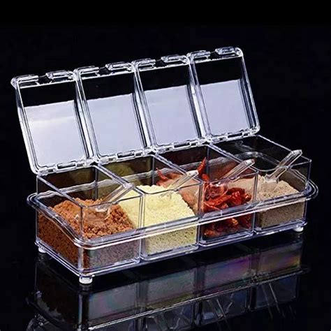 Porta Temperos Especieros Frascos Condimentos Cocina Organizador