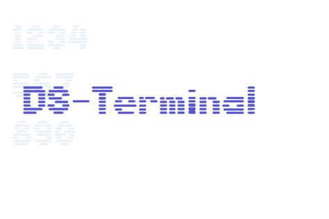 Ds Terminal Font Free Download