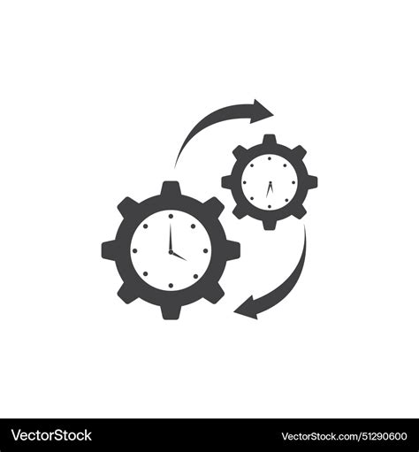 Clock And Time Icon Royalty Free Vector Image Vectorstock