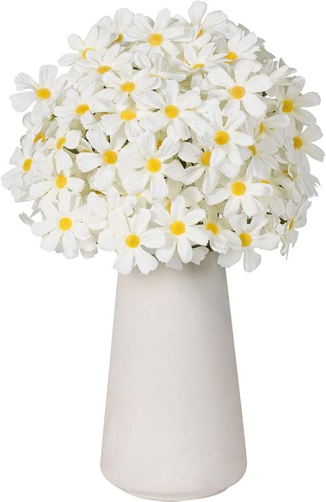 Artificial White Daisy Flowerssilk Daisy Flowers Fake Daisies