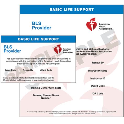 Bls Provider Ecard Aha