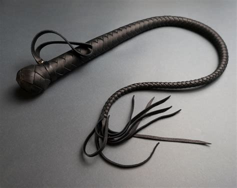 Single Tail Whip For Bdsm Leather Sex Whip Etsy