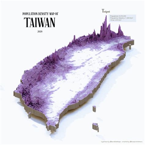 Population Density Maps By Terence Fosstodon THEINSPIRATION