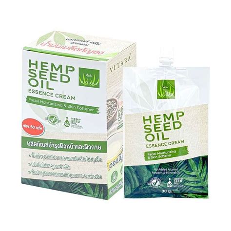 Vitara Hemp Seed Oil Essence Cream ไวทาร่า เฮมพ์ ซีด ออยล์ เอสเซนส์ ครีม Shopee Thailand