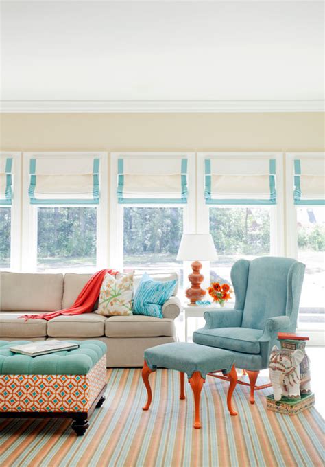 How To Decorate With Aqua Town And Country Living