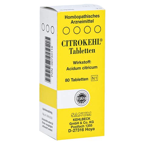 Citrokehl Tabletten St Ck N Online Kaufen Medpex