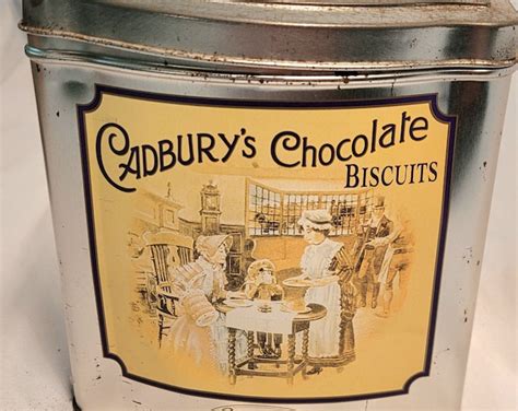 Vintage Cadbury Chocolate Biscuit Tin Rustic Condition - Etsy