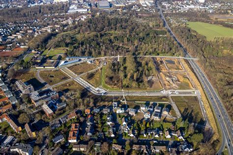 Bochum Aus Der Vogelperspektive Baustelle Zum Neubau Eines Wohnhauses