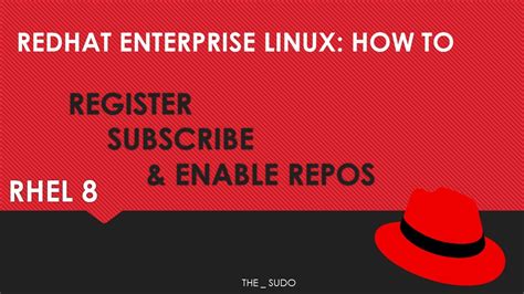 Redhat Enterprise Linux How To Register Subscribe And Enable Repos