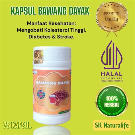 Jual Kapsul Herbal Bawang Dayak Shopee Indonesia