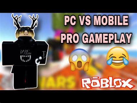 Roblox Skywars Pc Vs Skywars Mobile Pro Youtube