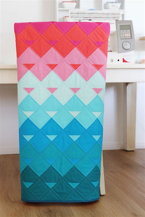 Triangle Falls Quilt Pattern Bonjour Quilts