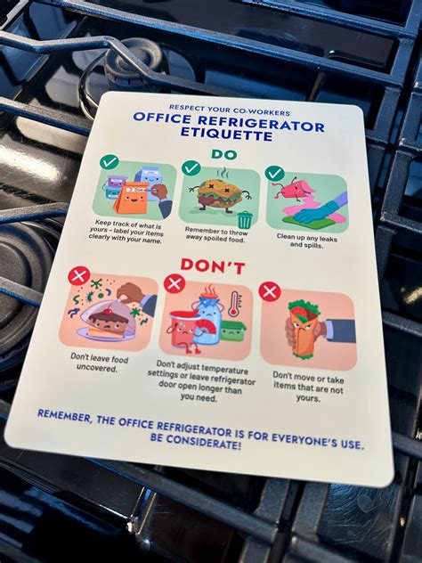 Office Fridge Etiquette Guide Handcrafted Magnetic Decor For A