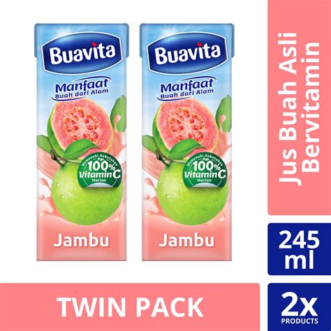 Jual Buavita Jus Jambu Guava Juice X Ml Shopee Indonesia