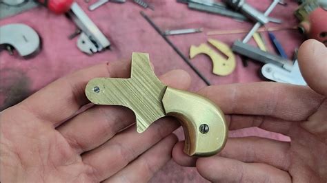 Diy Sheetmetal Derringers 22lr Homemade Guns Grips Profiled Youtube