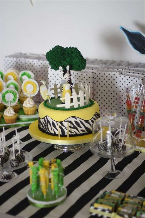 Zebra Birthday Party Ideas Photo 1 Of 14 Zebra Birthday Party