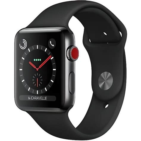 Apple Watch Series Gps Cellular Bo Tier Mm Noir Acier