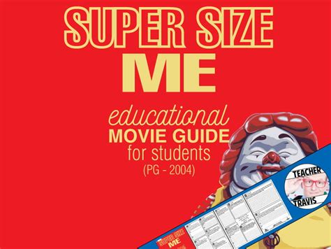 Super Size Me Movie Viewing Guide | Teaching Resources