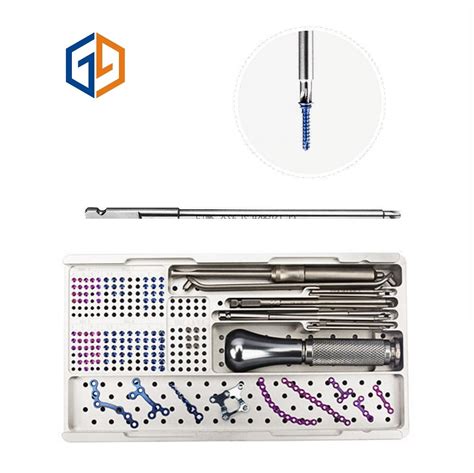 Orthopedic Surgical Mini Maxillofacial Plate Instrument Set