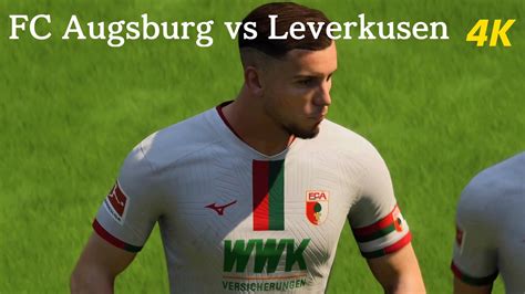 Fc Gameplay Ps K Fc Augsburg Vs Leverkusen Bundesliga Ea Sports