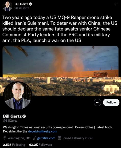 A Washington Times journalist openly called for a U.S. drone strike on