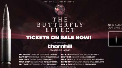 The Butterfly Effect Australian Tour September October 2022 Youtube