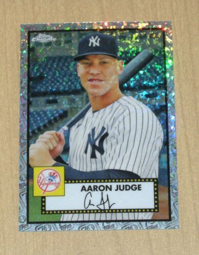 2021 1952 Topps Platinum Chrome Mini DIAMOND Refractor Aaron Judge 142