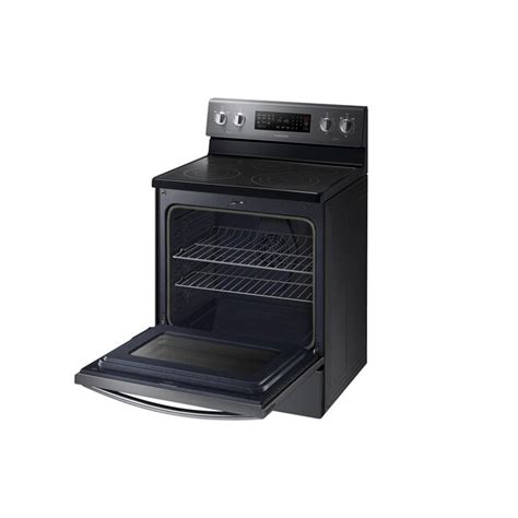 Samsung 30 In Smooth Surface 5 Elements 59 Cu Ft Self Cleaning Convection Oven Freestanding