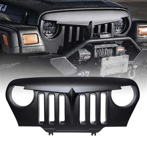 Buy Xprite Matte Black Angry Bird Grille Grid Grill Overlay For