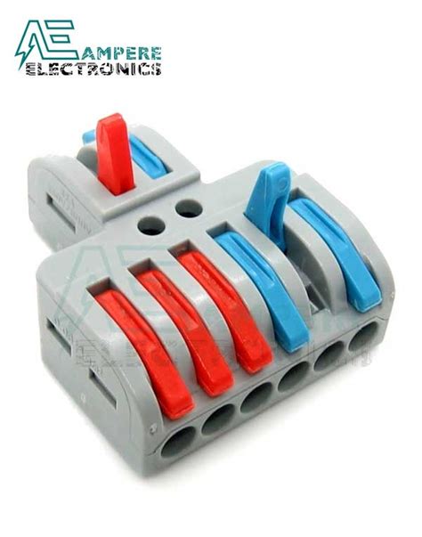 In Out Wago Spl Universal Compact Wire Wiring Connector Ampere