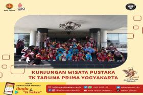 Wisata Pustaka Dari Siswa Siswi Tk Taruna Prima Yogyakarta Balai