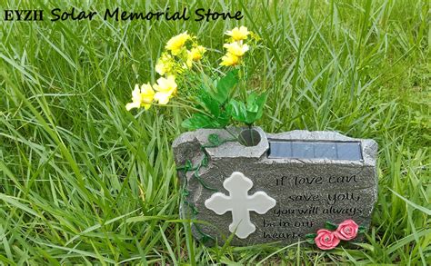 Amazon.com : EYZH Tombstone Graveyard Halloween Decorations,Tomb Deco for Cemetery to Memory ...