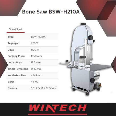 Jual Bone Saw Bsw H A Mesin Pemotong Daging Beku Ikan Dan Tulang