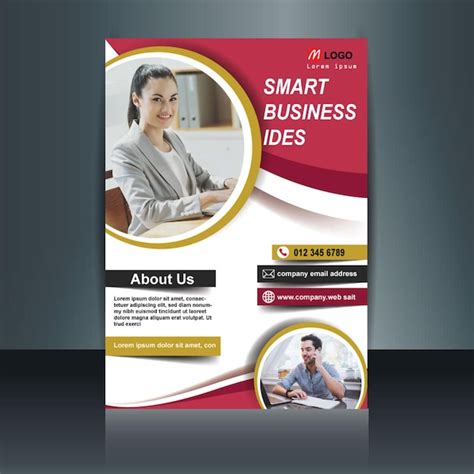 Premium Vector Business Brochure Flyer Design Leaflets A4 Template