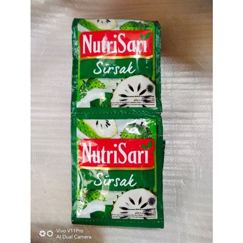 Jual Nutrisari Sachet Rasa Sirsak 1 Renceng Isi 10 Sachet Shopee